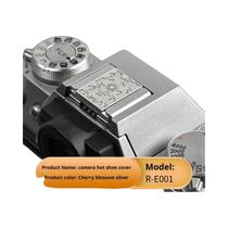 Capa De Metal Para Hot Shoe Com Design Flor De Cerejeira Para Nikon, Fujifilm, Canon - Acessório Capa De Metal Para Hot Shoe Com Design Flor De Cerejeira Para Nikon, Fujifilm, Canon - Acessório