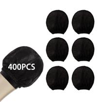 Capa de microfone Pop Filter Zettokete 400 unidades pretas não tecidas Capa de microfone Pop Filter Zettokete 400 unidades pretas não tecidas