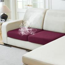 Capa de mobília Almofada de sofá de veludo impermeável NAISI, 2 peças cor de vinho Capa de mobília Almofada de sofá de veludo impermeável NAISI, 2 peças cor de vinho