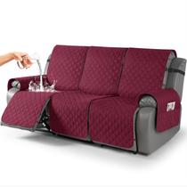 Capa de mobília Capa de sofá reclinável impermeável TAOCOCO Wine 3 lugares Capa de mobília Capa de sofá reclinável impermeável TAOCOCO Wine 3 lugares