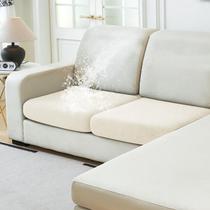 Capa de mobília Capas de sofá de veludo impermeável NAISI, 2 peças em marfim Capa de mobília Capas de sofá de veludo impermeável NAISI, 2 peças em marfim
