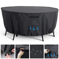 Capa de mobília de pátio Tempera Round Outdoor Table 62cm Capa de mobília de pátio Tempera Round Outdoor Table 62cm