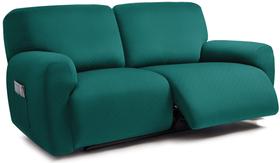 Capa de mobiliário ULTICOR Reclinável de 2 lugares Jacquard Teal