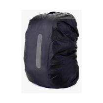 Capa de Mochila Impermeável e Refletiva - Preta