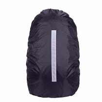 Capa de Mochila Impermeável Refletiva Camping Média Preta - CCDAMA