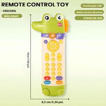 Capa De Mordedor De Silicone Macio Para Bebês Com Simulação De Luz Musical Controle Remoto De TV