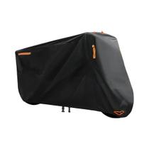 Capa De Moto 3XL Grossa E Impermeável 420D Preta Com Proteção UV Para Uso Interno E Externo Capa De Moto 3XL Grossa E Impermeável 420D Preta Com Proteção UV Para Uso Interno E Externo
