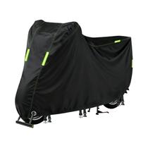 Capa De Moto Impermeável Reforçada 210D Com Faixas Refletivas, Furos Para Cadeado E Bolsa De Capa De Moto Impermeável Reforçada 210D Com Faixas Refletivas, Furos Para Cadeado E Bolsa De