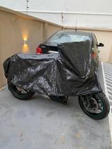 Capa de Moto Impermeável Térmica Protege do Sol, Chuva, Poeira e AntiRiscos 100 PVC