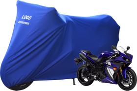 Capa De Moto Yamaha YZF R1 Sob Medida Com Logo Capa De Moto Yamaha YZF R1 Sob Medida Com Logo