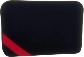 Capa de Neoprene Protetora para Notebook 15,6" Polegadas Tira Vermelha Lisa