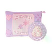 Capa de notebook com mouse pad - gamer girl uatt