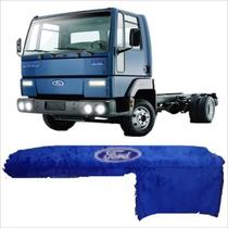 Capa De Painel Chinil Com Logo Para Ford Cargo 2004 Azul