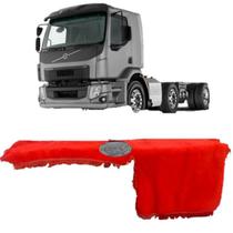 Capa De Painel Chinil Com Logo Para Volvo Nh Vermelho