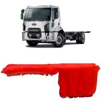 Capa De Painel Chinil Sem Logo Para Ford Cargo 2011 Vermelho