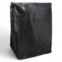 Capa de Pallet Preta com Aditivo UV 277x250cm - Kit 20 Unidades, Proteção Resistente para Pallets Saco Grande Multiuso