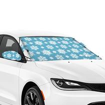 Capa de para-brisa de inverno FrostGuard Vortex Premium Snowy Lace