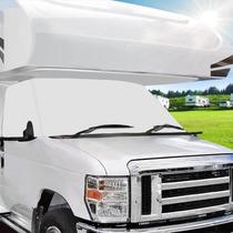 Capa de para-brisa RV Mofeez Classe C Ford 1997-2024 branca