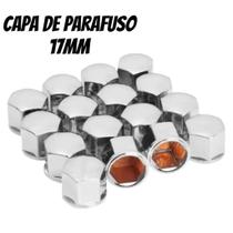 Capa De Parafuso Cromado Para Roda 17/19mm Gol Palio Astra Toyota...