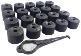 Capa De Parafuso Linha Fox, Jetta, Golf 17 E 19Mm Cor Preta