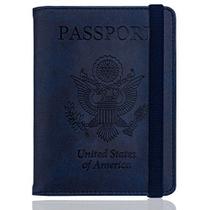 Capa de Passaporte com RFID de Viagem - Features: Walnew