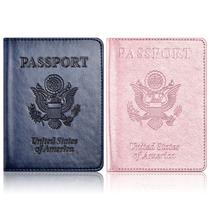 Capa de Passaporte tipo Carteira com Suporte - Pacote com 2 Unidades - Eoehro Capa de Passaporte tipo Carteira com Suporte - Pacote com 2 Unidades - Eoehro