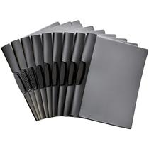 Capa de pasta de relatórios Amazon Basics com clipe, pacote com 10 clipes, cinza Capa de pasta de relatórios Amazon Basics com clipe, pacote com 10 clipes, cinza