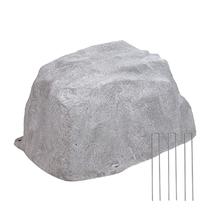 Capa de Pedra Decorativa para Paisagismo Sunnydaze 36 cm Cinza Médio em Polirresina Capa de Pedra Decorativa para Paisagismo Sunnydaze 36 cm Cinza Médio em Polirresina