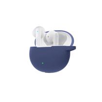 Capa de pele protetora para Edifier X2 True Earbuds Coberturas de Silicone Lavável - Azul Marinho