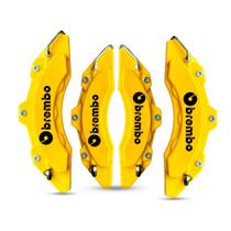Capa de pinça de freio Brembo amarelo kit c/ 4 unid