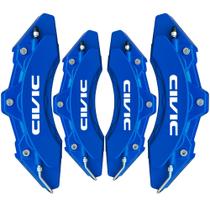 Capa de Pinça de Freio Civic Azul kit c/ 4 unid - Fun Parts