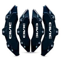Capa de pinça de freio Civic preto kit c/ 4 unid