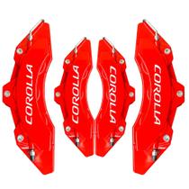 Capa de Pinça de Freio Corolla Vermelho kit c/ 4 unid