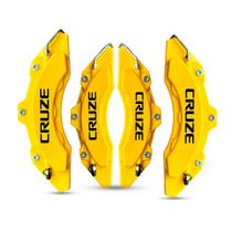 Capa de Pinça de Freio Cruze Amarelo kit c/ 4 unid