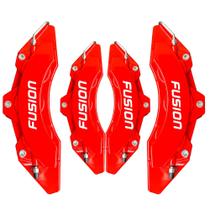Capa de Pinça de Freio Fusion Vermelho Kit c/ 4 unid