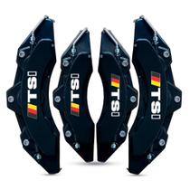 Capa de pinça de freio TSI preto kit c/ 4 unid