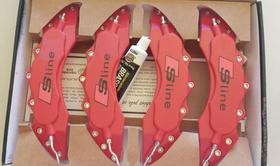 Capa de pinça Sline Vermelho kit com 4 unid Capa de pinça Sline Vermelho kit com 4 unid