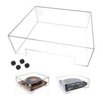 Capa de Poeira para Toca-Discos YJNBEST Acrílico Transparente 46x39x15 cm