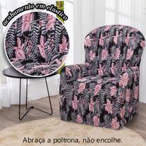 Capa de Poltrona do Papai 1 lugar Malha Gel Elasticada Estampada