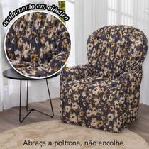 Capa de Poltrona do Papai 1 lugar Malha Gel Elasticada Estampada Capa de Poltrona do Papai 1 lugar Malha Gel Elasticada Estampada