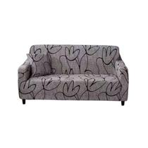 Capa de poltrona em tecido elástico liso de 3 lugares Capa de poltrona em tecido elástico liso de 3 lugares