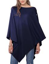 Capa de poncho de malha macia Shawl Wrap Miss Shorthair de 100 cm