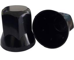 Capa de porca 32/33 mm black para roda de caminhão
