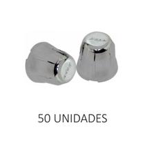 Capa De Porca Redonda 32mm Cromada 50 Unidades