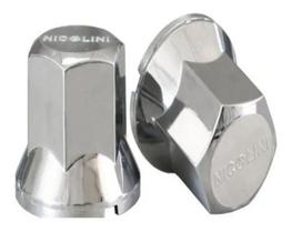 Capa De Porca Sextavada Cromada Nicolini Roda Caminhão 32mm