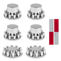 Capa de Porcas de Roda WAITTON 33mm Cromada ABS Kit para Caminhão Capa de Porcas de Roda WAITTON 33mm Cromada ABS Kit para Caminhão