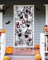 Capa de porta de Halloween YUSPENYE Scary Outdoor Decoration