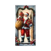 Capa De Porta De Natal, Decoração De Férias De Inverno, Banner Fotográfico Para Casa E Cozinha