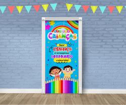Capa De Porta Decorativa Celebrando O Dia Das Crianças 1 Capa De Porta Decorativa Celebrando O Dia Das Crianças 1