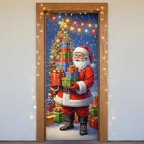 Capa De Porta Decorativa Natal Painel Decorativo Para Porta